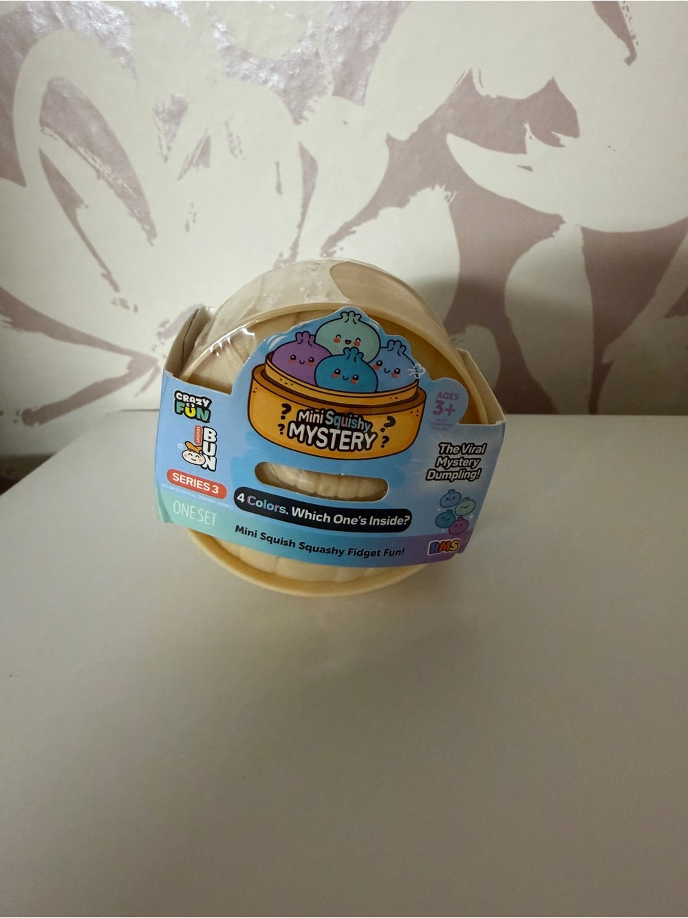 NEW Mini Squishy Mystery Dumpling Toy - Cream Color